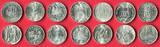 San Marino 11 * 500 Lire 3 * 1000 Lire div. Jahre Lot aus 14 Silbermünzen (diverse Motive) - 137 Gramm reines Silber unc