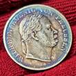 Brandenburg Preußen Königreich Taler Siegestaler 1866 Wilhelm I. Sieg über Österreich Königgrätz EF nice blue toning
