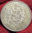 Preußen Kaiserreich Germany Prussia 5 Mark 1888 A Friedrich III. Drei-Kaiser-Jahr The Year of Three Emperors 99 Tage Kaiser USA au toned