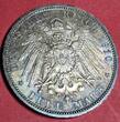 Hessen Darmstadt 3 Mark 1910 Ernst Ludwig, Überdurchschnittlich USA AU/Unc nice toning