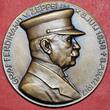 Deutschland Weimarer Republik Germany Bronzemedaille 1924 Graf Zeppelin LZ 126 Amerikafahrt Reparationsluftschiff uncirculated matte