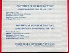 Vatikan 2 Euro Gedenkmünze 2012 7. Welttreffen der Familien - Pontifikat von Papst Benedikt XVI. unc. orig. folder