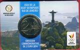 Belgien 2 Euro Gedenkmünze 2016 Olympische Spiele Rio de Janeiro BU with coincard