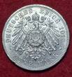 Württemberg 5 Mark Silbermünze 1913 Kursmünze, König Wilhelm II USA Unc Rev sm. Edgenicks