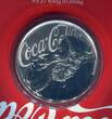 Fidschi, Fiji 1 Dollar Silberunze 2019 Coca-Cola Holiday Coin - Santa Claus proof in capsule
