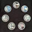 Bundesrepublik Deutschland 7 x 50 Cent Farbdrucke 2003 D 25 Jahre Mauerfall BU colorated with box