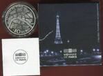 Frankreich 10 Euro Silbermünze 2019 130. Jahrestag vom Eiffelturm proof in capsule w. certificate, orig. packaging