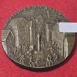 Germany Deutschland Karl Götz Medaille Bronze Gußmedaille 1920 Code Napoleon Französische Rechtsprechung Satire Wüstlinge am Rhein AU almost as cast usual casting flaws