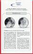 Russland 3 Rubel Silbermünze Olympische Winterspiele 2014 Sotschi - Skispringen (m. Farbapplikation) proof in capsule with certificate
