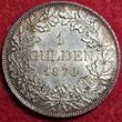 Bayern Bavaria 1 Gulden 1870 Ludwig II. 1864 - 1886 uncirculatd toned mintstate