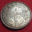 Bayern Bavaria 1 Gulden 1870 Ludwig II. 1864 - 1886 uncirculatd toned mintstate