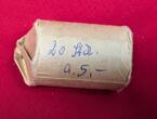 USA 20 x 1/2 Dollar - Half Dollar 1964 Kennedy Halbdollar in Original Münzrolle unc with original paper wrapping