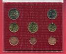 Vatikan 3,88 Euro 2008 Kursmünzensatz 1 Cent bis 2 Euro, 8 Münzen, Papst Benedict XVI. unc with original folder