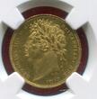 Großbritannien GB England 1 Sovereign Gold 1821 George IV (1820-1830) mit Video NGC MS 62 Good Eye Appeal