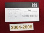 Luxemburg Luxembourg 6 x 2 Euro Gedenkmünzen Coffret Satz 2004-2008 Proof Set - selten Satzauflage 2500 Proof original coinset with wooden box & coa