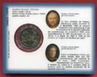 Luxemburg 2 Euro Gedenkmünze 2005 Henri und Adolphe BU in coincard