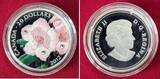 Kanada 20 Dollars Silbermünze 2012 Rhododendron - 1 oz Proof Silver Coin with Swarovski Crystals Proof with certificate & box, without carton