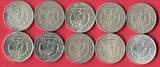 USA, United States of Amerika, Vereinigte Staaten 10 x 1 Dollar Silber 1921 Lot von 10 x 1 $ Morgan Typ Lot, bitte Bild ansehen
