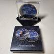 USA Deutschland Silver Eagle 1 Unze Feinsilber 2024 Sternennacht Produkt der Fa. Ket*ner Color Application with holder slipcase