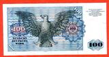 BRD, Deutsche Bundesbank 100 DM Deutsche Mark Banknote 1977 Kosmograph Sebastian Münster/ Adler Ser N ... E uncirculated