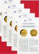 China 5 x 1 Yuan Messing 2008 Lot Olympische Spiele Peking - Maskottchen Stempelglanz in Viereckkapseln & Zertifikate