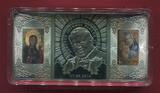 Niue Islands 20 Dollar Silbermünze - 4 oz Pure Silver Canonization of John Paul II - Heiligsprechung Johannes Paul II. - 27.04.2014 - Proof with original packaging