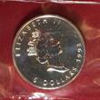 Kanada Canada 10 x 5 Dollar Silber je 1 Unze Ounce 1993 Maple Leaf Bullion Coin BU in original foliage 10 coins together