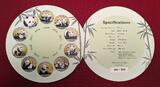 China 10 x 10 Yuan Silbermünzen - Silber - rar 2009-2018 Chinese Panda - Bamboo Frame Cycle - Glory Edition - 10 Jahrgänge Individual special finish with box & coa