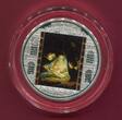 Cook-Inseln 20 Dollars Silber 2010 Masterpieces of Art - Carlo Maratta Holy Night (3 oz, m. Farbauflage) proof, coa, box & carton