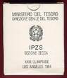 Italien, Italy 500 Lire Silber 1984 XXIII. Olympiade Los Angeles Uncirculated