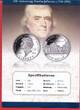 USA 1 Dollar Silber 1993 250. Geburtstag Thomas Jefferson (1743-1993) proof in capsule with certificate