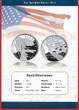 USA 1 Dollar Silber 2012 Star Spangled Banner proof in capsule with certificate