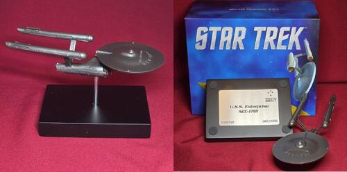 New Zealand Neuseeland Silber 150 G Miniatur Miniature (2018) ND Star Trek USS Enterprise NCC-1701 (