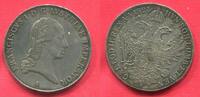 Österreich Austria Böhmen Taler Francis Franz I of Austria (1804-1835) Münze Wien Long Hair Langer Zopf -