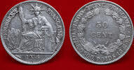 Indo -Chine Francaise Vietnam Franz. Indochina 50 Centimes INDO-CHINE FRANÇAISE Marianne seated -