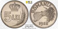 Romania Rumänien P5 Lei Probe Pattern Strike -