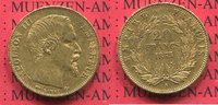 Frankreich France Napoleon III Empire 20 Francs Goldmünze, Goldcoin Frankreich 20 Francs, 1855 A Napoleon III. Empereur Picture