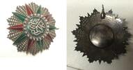 Tunesien Orden Des Ruhms Silber brillantiert Orden Sternform mit Emaille -