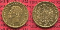 Sachsen German Empire Kingdom of Saxonia 20 Mark Goldmünze Kursmünze König Johann Picture
