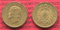 Sachsen German Empire Kingdom of Saxonia 20 Mark Goldmünze Kursmünze König Johann Picture