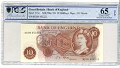 England 10 Shillings Frau mit Waffen -