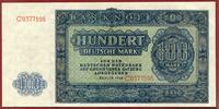 DDR GDR Eastern Germany 100 Mark Fehldruck mit Plattenfehler Querstrich in 0, 180 -