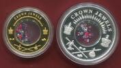 Cook Islands, Cook Inseln 100 + 1 Dollar Holey Dollar Juwelen 2002 Crown... 2,210.72 £  +  41.61 £ shipping