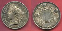 Frankreich Silbermedaille Desaide Preismedaille Cercle Agricole Vouziers Rand Argent Patina -
