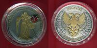 Deutschland 5 Mark Silber Antik finish vergoldet 2019 Red Crystal Cross ... 103.17 £95.36 £  +  10.40 £ shipping