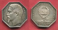 Frankreich France Jeton Napoleon III. Compagnie des Notaires Paris -