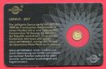 Ruanda 10 FRW Minigoldmünze - 1/200 Unze Gold Genius - aus der Serie Icons of the World - Gold Affordable -