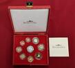 Monaco Kursmünzensatz 1 Cent bis 5 Euro PP KMS - Proof Coin Set - inklusive 5 Euro Silbermünze -