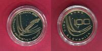 Slowenien 100 Euro Gold Skispringen 2010 Planica -