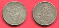 Philippinen Philippines Filipinas 1 Peso Large Type San Francisco Mint USA Insular Government Verwaltung -